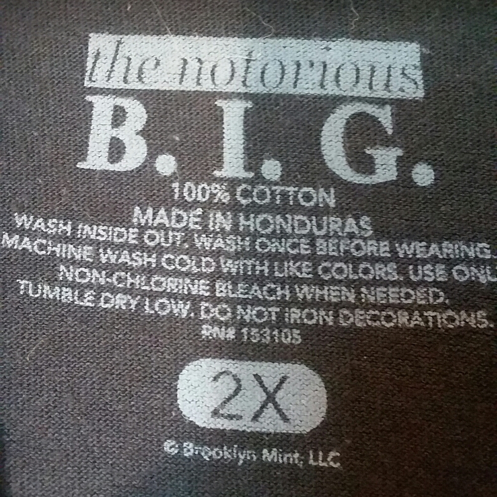 T shirt B.I.G. - Picture 3 of 3